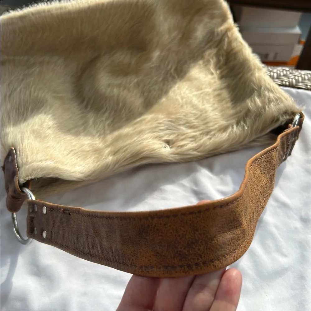 Wild Goose Genuine Cowhide Hair-on-Hide Hobo Bag - Western Boho